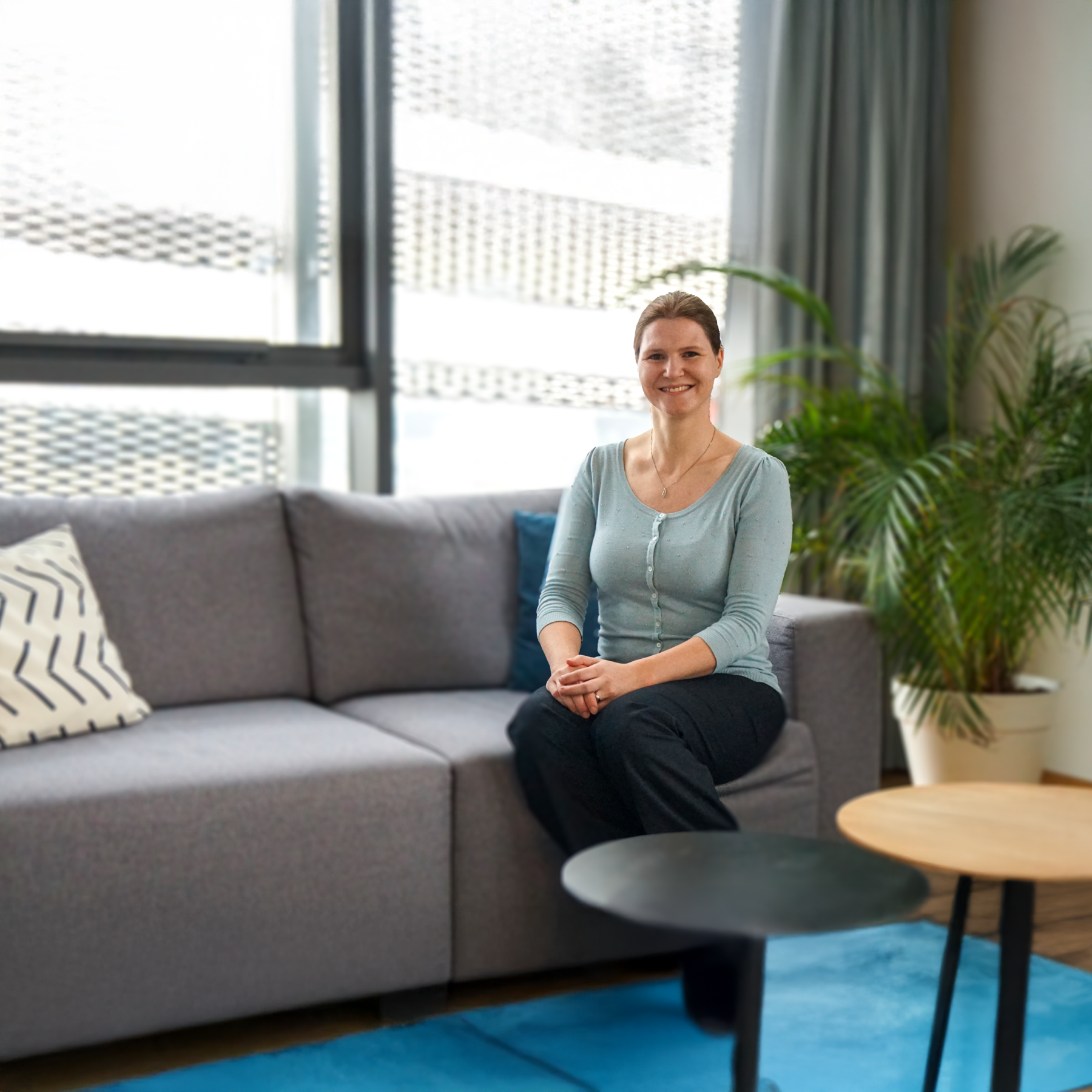 Carolin Seidl in the office